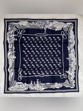 Hermes Les Canyons Etoiles bandana 55